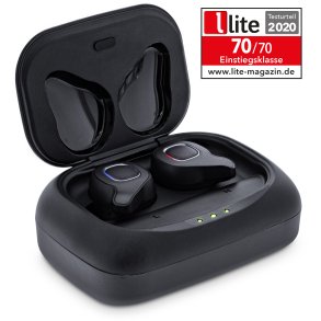 InLine® PURE Air TWS, Bluetooth In-Ear headphones with Qi-Case PowerBank