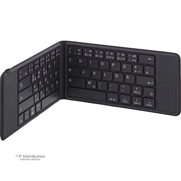 InLine&reg; foldable Bluetooth keyboard "BT-Pocket", for up to 3 Bluetooth devices
