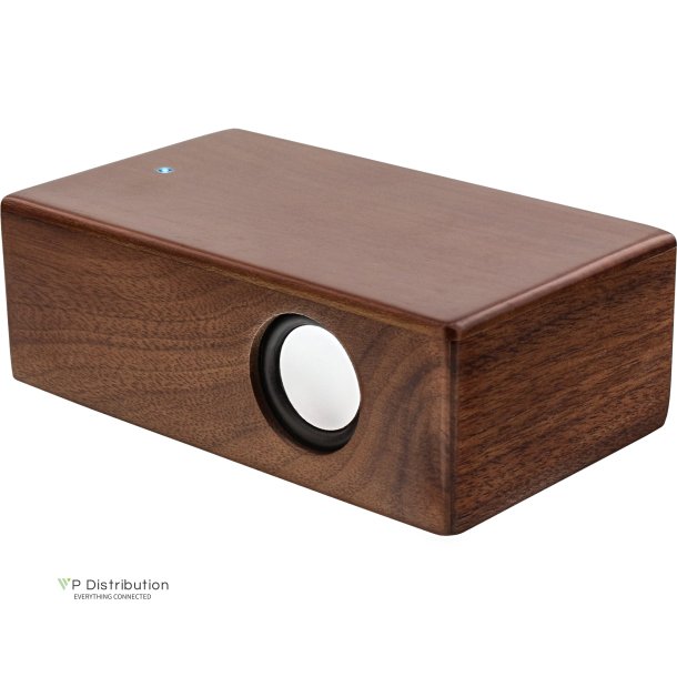 InLine&reg; woodbrick, Induction speaker in real wooden case