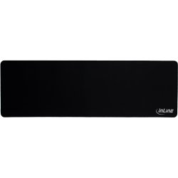 InLine&reg; Mouse pad XL desk pad, black, 900x400x2mm
