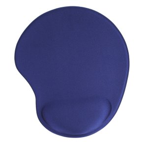InLine® Mouse Pad with gel wrist rest 230x205x20mm blue