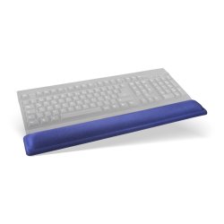 InLine&reg; Keyboard gel wrist rest 464x60x23mm blue