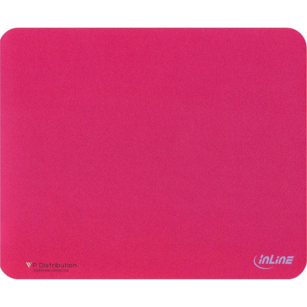 InLine&reg; Mouse Pad for enhanced laser traction ultra-thin 220x180x0.4mm red