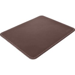 InLine&reg; Mouse Pad Premium PU Leather 255x220x3mm brown
