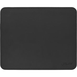 InLine® Mouse Pad Premium PU Leather 255x220x3mm black