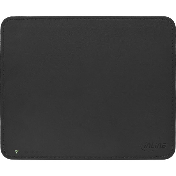 InLine&reg; Mouse Pad Premium PU Leather 255x220x3mm black