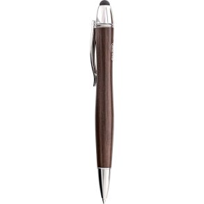 InLine® woodpen, Touchpad stylus + ball pen, walnut/metal
