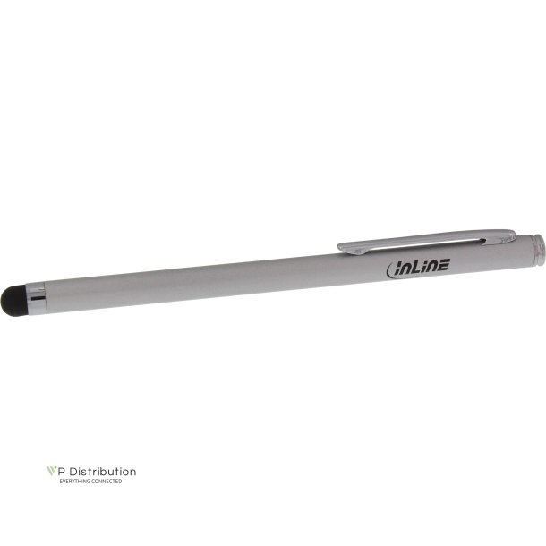 InLine&reg; Stylus, Pen for Touchscreens of Smartphone &amp; Tablet, silver