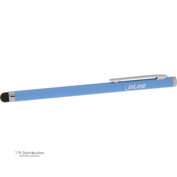 InLine&reg; Stylus, Pen for Touchscreens of Smartphone &amp; Tablet, blue
