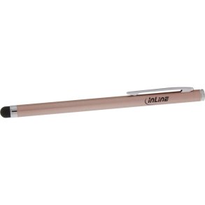 InLine® Stylus, Pen for Touchscreens of Smartphone & Tablet, rose