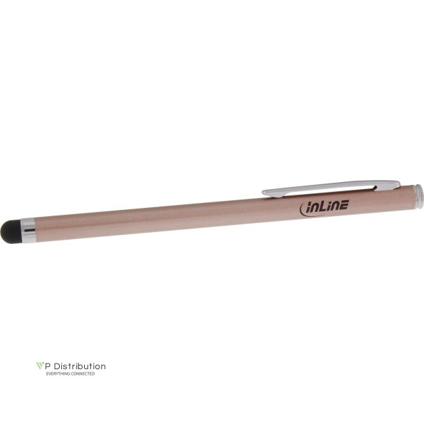 InLine&reg; Stylus, Pen for Touchscreens of Smartphone &amp; Tablet, rose
