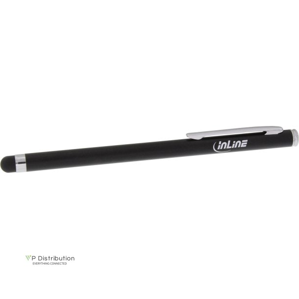 InLine&reg; Stylus, Pen for Touchscreens of Smartphone &amp; Tablet, black