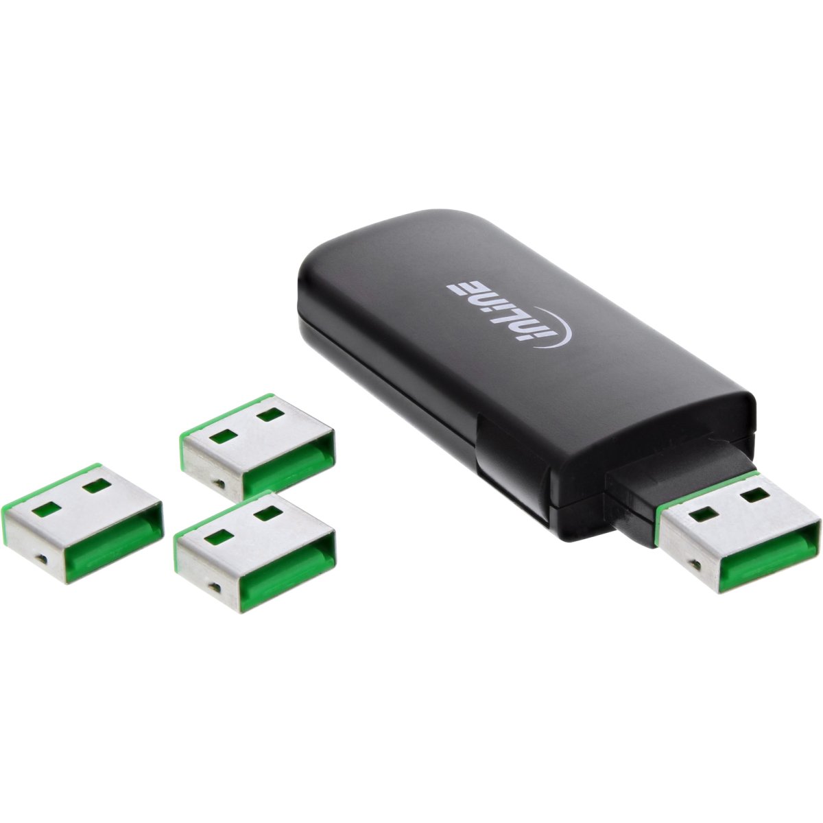 InLine® USB Portblocker, 4port blocker - Port Blocker - VP Distribution ApS