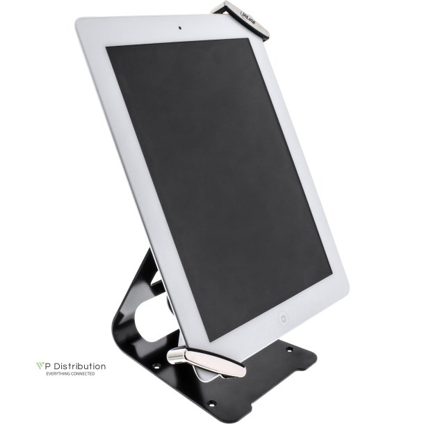 InLine&reg; Universal Tablet locking Stand for 7"-10.1" with key lock Cable Dia 4.4mm x 1.5m