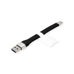 ROLINE USB3.2 Gen2 Flex. Cableadapter , C-A, M/M, 12cm