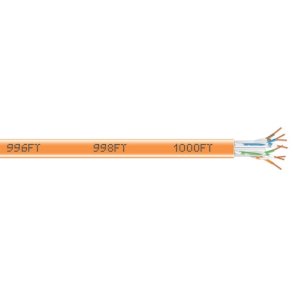 Black Box Gigatrue 550 Cat6 Bulk 1000Ft, Pvc Orange
