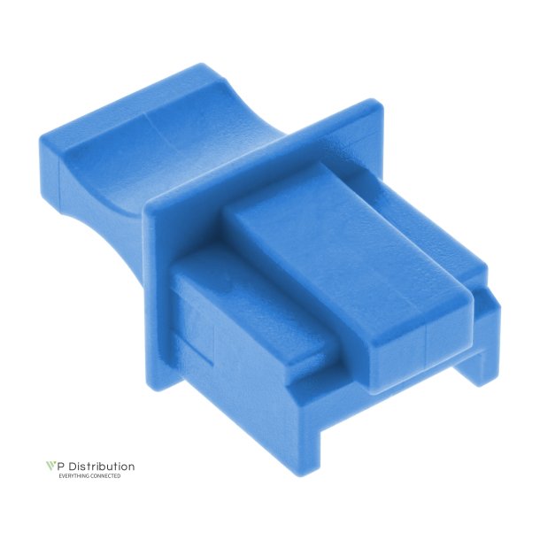 InLine Dust Cover for RJ45 female blue 10pcs.