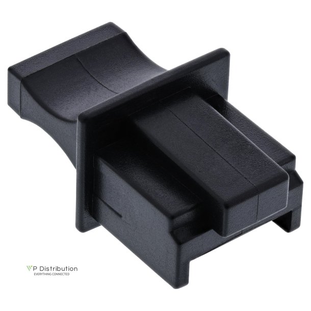 InLine Dust cover for RJ45 female black 10pcs.