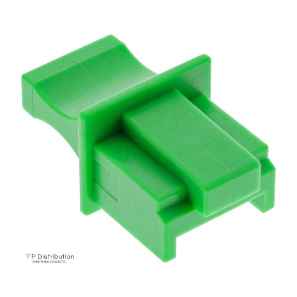 InLine Dust Cover for RJ45 socket green 100 pcs. Pack