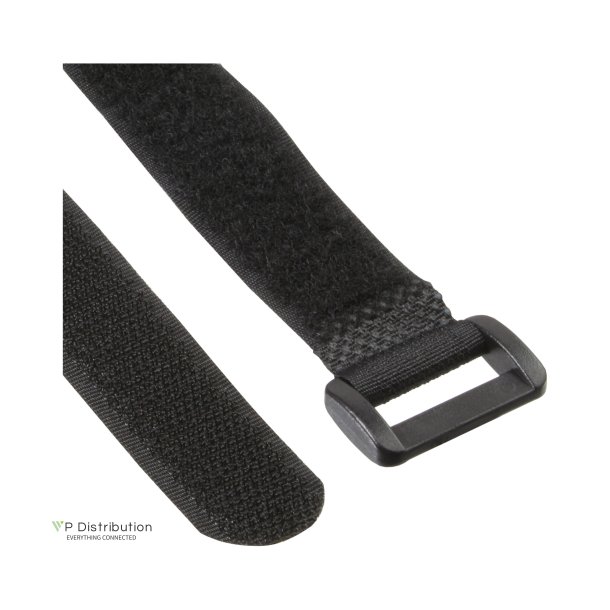 InLine&reg; Cable Strips hook-and-loop 20 x 300mm 10 pcs. black