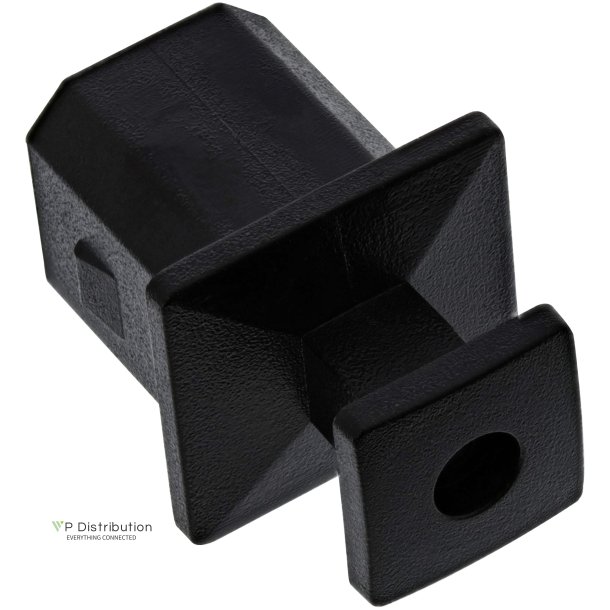 InLine Dust Cover for USB Type B sockets black 50 pcs. pack