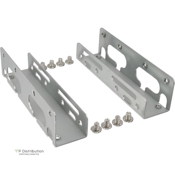 InLine&reg; Mounting Rails / Brackets for 3.5" HDDs