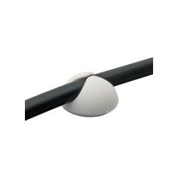 InLine&reg; Cable Rubber Clipper, cable holder, white green black, 6pcs