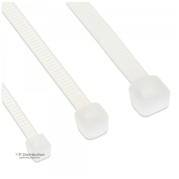 InLine Cable Ties length 100mm width 2.5mm white 100 pcs.