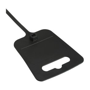 InLine® Marker Ties with Eurohole length 200mm wide 5mm black 100 pcs.