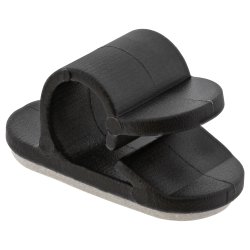 InLine&reg; 10 pcs. Bag Cable Manager with adhesive Tape 2.8cm black