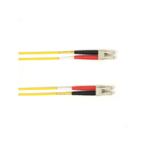 Black Box OM4 MM FO PATCH CABLE DUPLX, PVC, YELLOW, LCLC