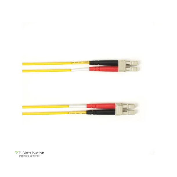 Black Box OM4 MM FO PATCH CABLE DUPLX, PVC, YELLOW, LCLC