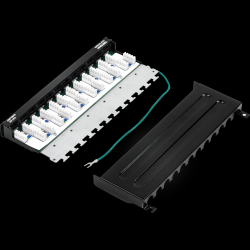 Trendnet 12-port Cat6a Shielded Wall Mount Patch Panel