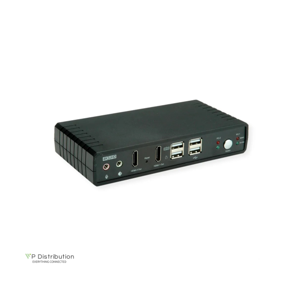 ROLINE HDMI Dual Head KVM Switch. 4K60 HDMI 4K60