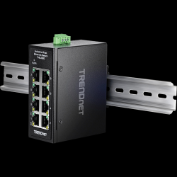 Trendnet 8-Port Industrial Fast Ethernet DIN-Rail Mini Switch