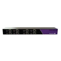 SmartAVI HDMI, Single-Head Rackmount 8-Port Extender Transmitter over CAT5/5e/6 STP. Includes: [RKT8-HDX100, CCPWR06] HDX-100-RX-(PS5VD3A-wllmt) not included