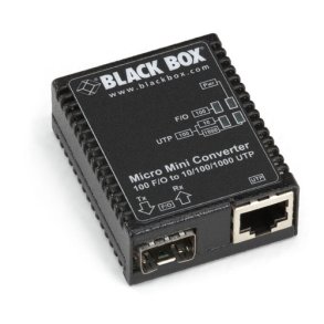 Black Box 10/100Bt 100Bfx Sm 30K Sc Media Converter Intl Ps