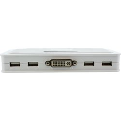 InLine&reg; KVM Switch 4 Port DVI-D + USB + Audio incl. 2 Cable Sets