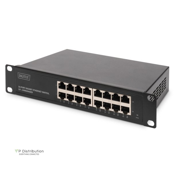 DIGITUS 16-Port Gigabit Switch 16-port 10/100/1000Base-T