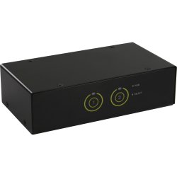 InLine&reg; KVM Desktop Switch 2 Port HDMI USB 3.0 Hub mit Audio