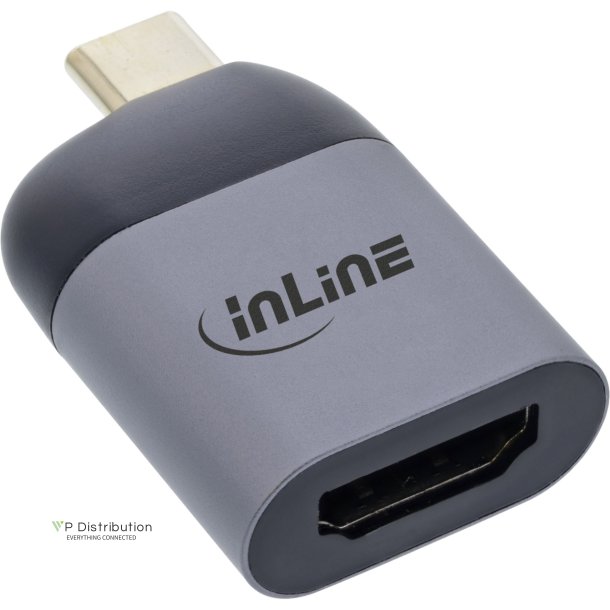 InLine USB Display Converter, USB Type-C male to HDMI female, 4K60Hz