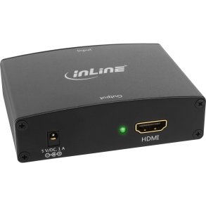 InLine® Converter VGA + Audio to HDMI Input VGA and RCA Audio Output HDMI