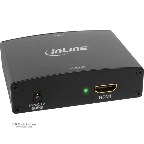 InLine&reg; Converter VGA + Audio to HDMI Input VGA and RCA Audio Output HDMI