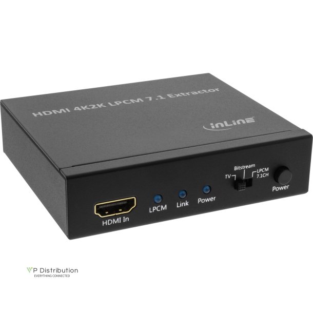 InLine&reg; Extractor HDMI to RCA Audio Toslink Audio and HDMI