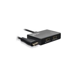 InLine Cable Splitter HDMI 2-port, 4K/60Hz, with USB power cable, 0.5m
