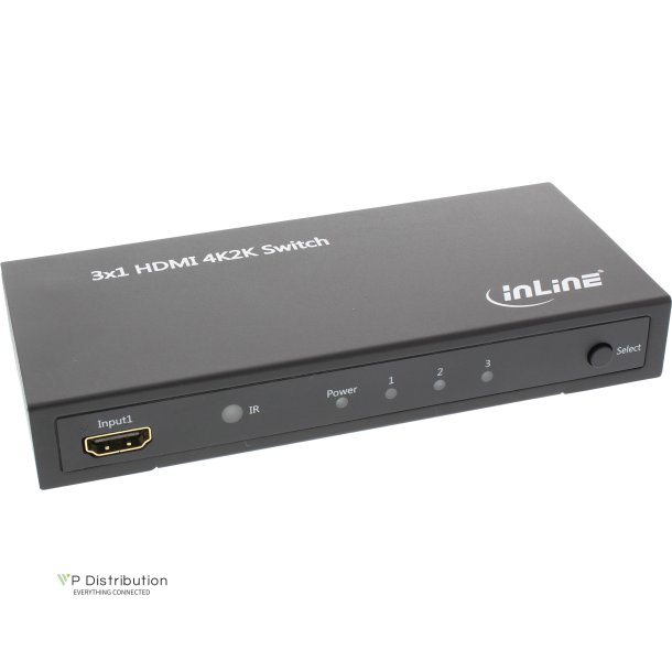 InLine&reg; HDMI Switch 3 IN to 1 OUT signal 4K2K 3D HD Audio