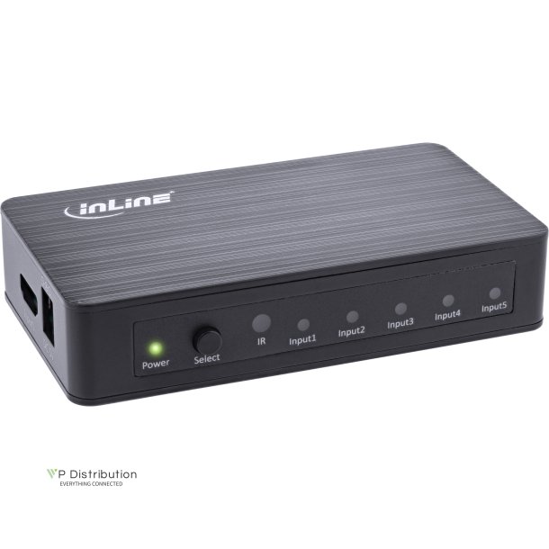 InLine&reg; HDMI Switch, 5 port, 4K2K@60Hz, HDCP 2.2