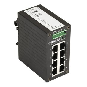 Black Box Gigabit Hardened Edge Switch 9-48Vdc 8 Port