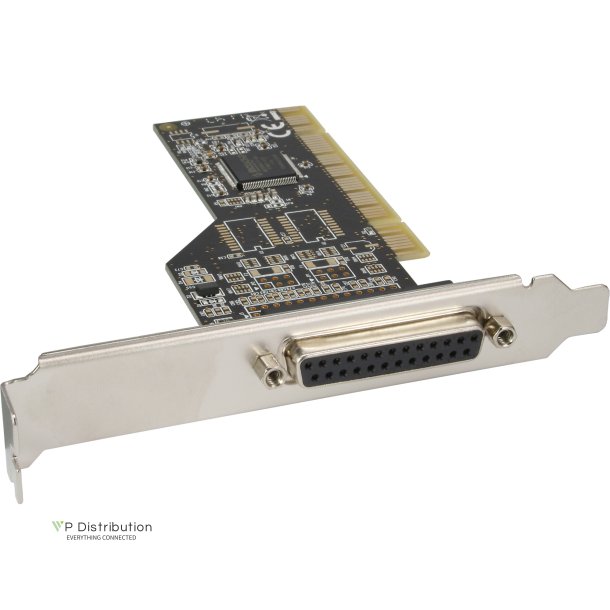 InLine&reg; PCI Multi I/O Controller Card 1 Parallel Port 25 Pin