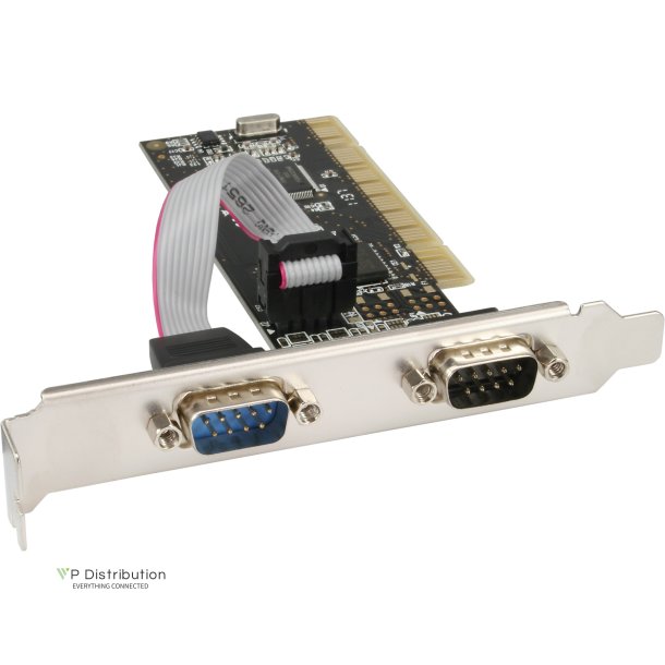 InLine&reg; PCI Multi I/O Controller Card 2 DB9 Serial Ports